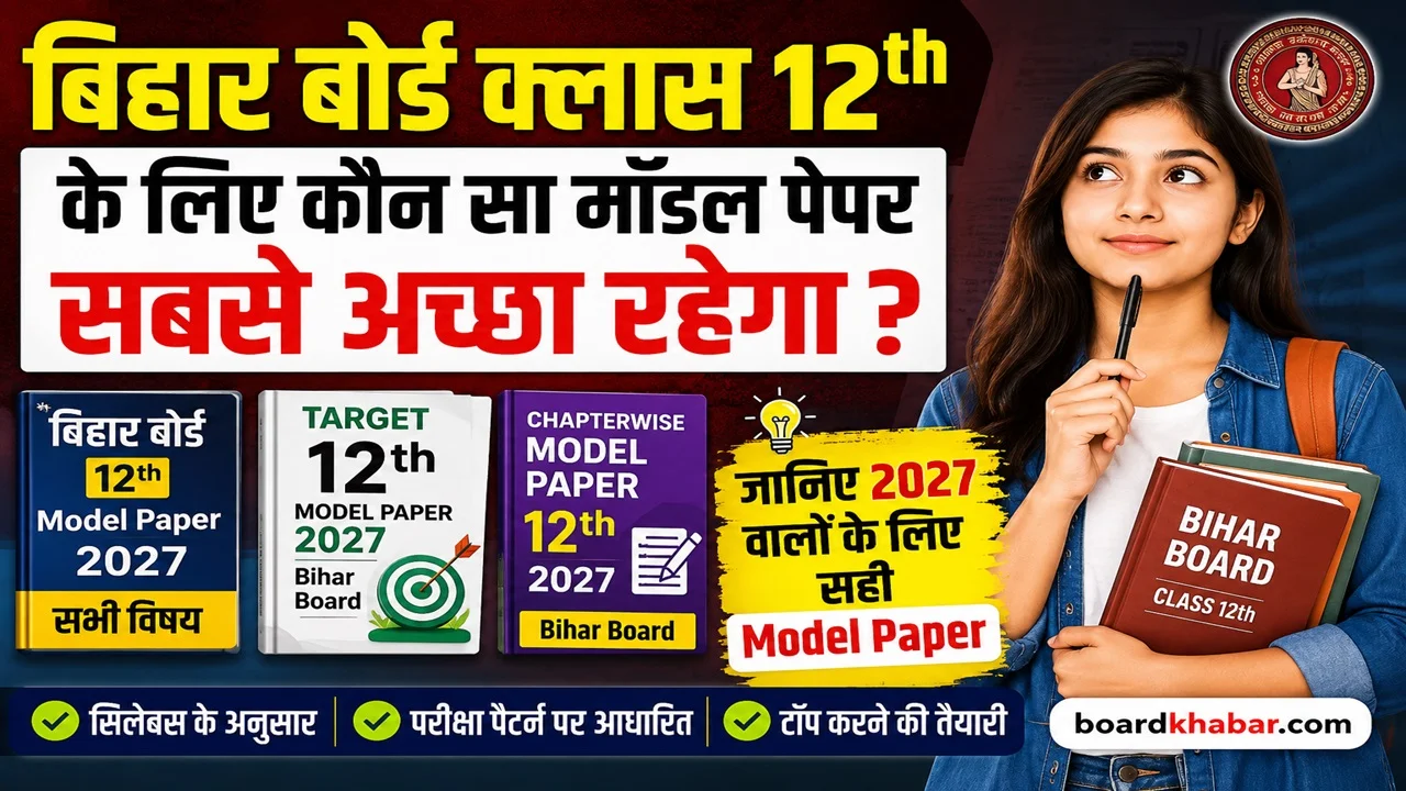 Bihar Board Class 12 Model Paper 2026 PDF Subject Wise