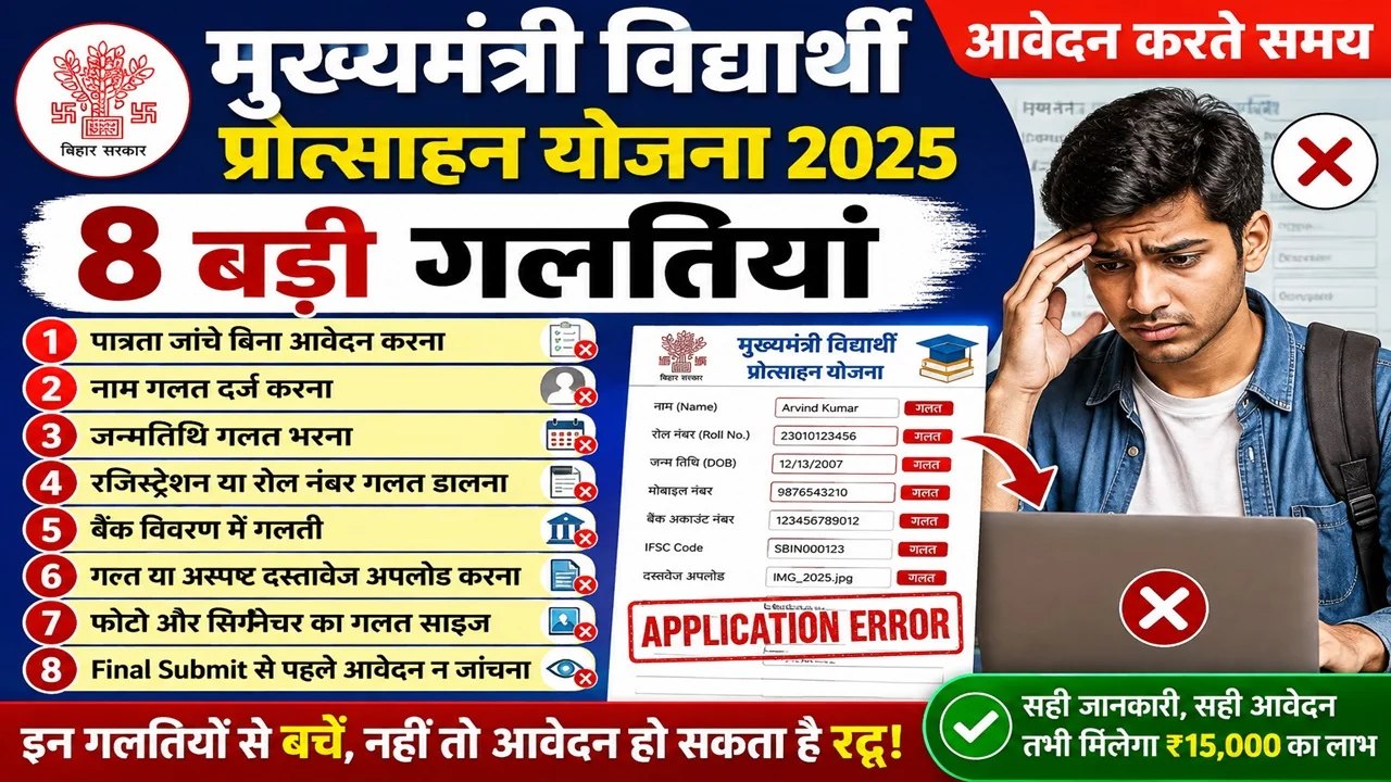 Mukhyamantri Vidyarthi Protsahan Yojana Online Apply 2026