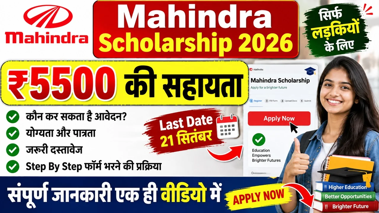 Mahindra Empowerher Scholarship 2026