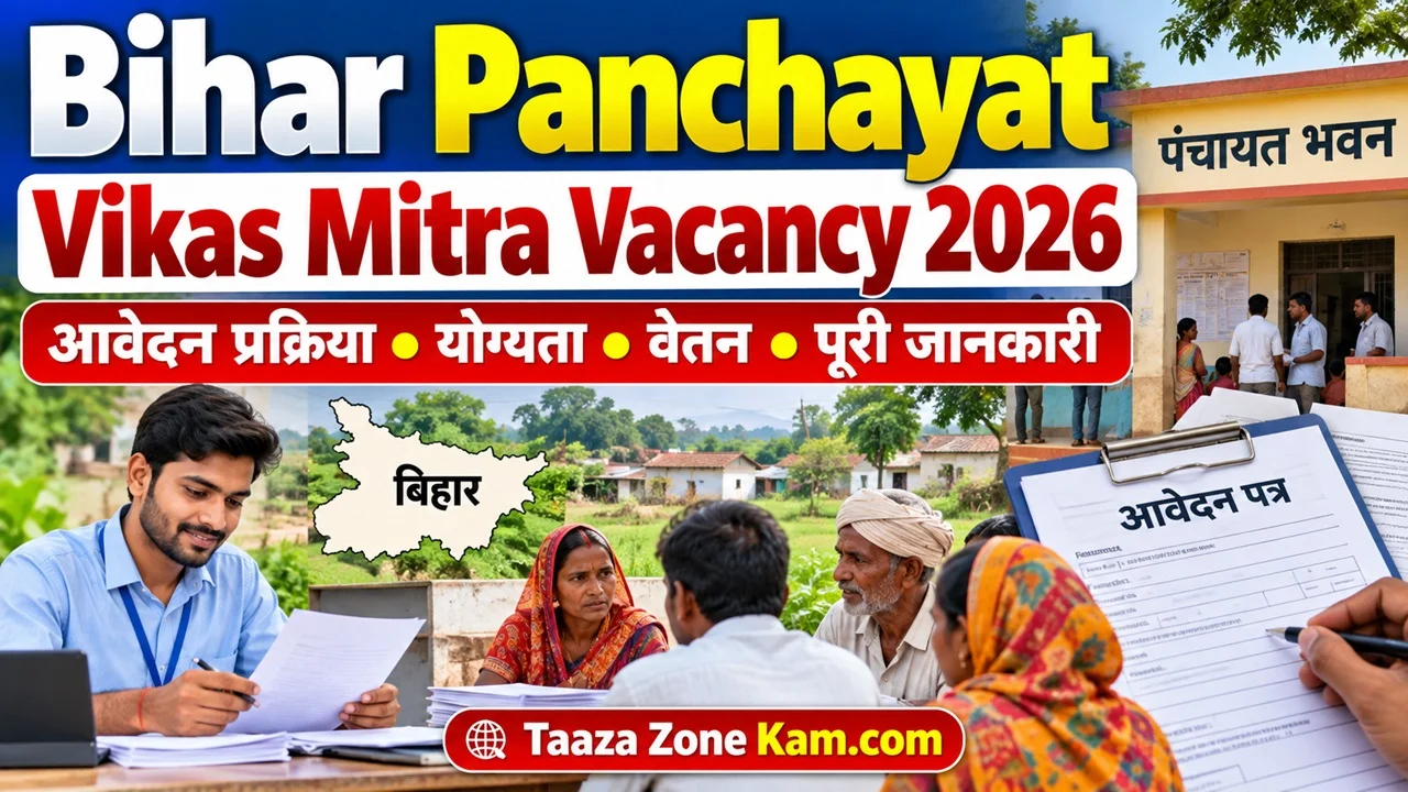 Bihar Panchayat Vikas Mitra Vacancy 2026: जानिए आवेदन प्रक्रिया, योग्यता, वेतन और पूरी जानकारी आसान शब्दों में